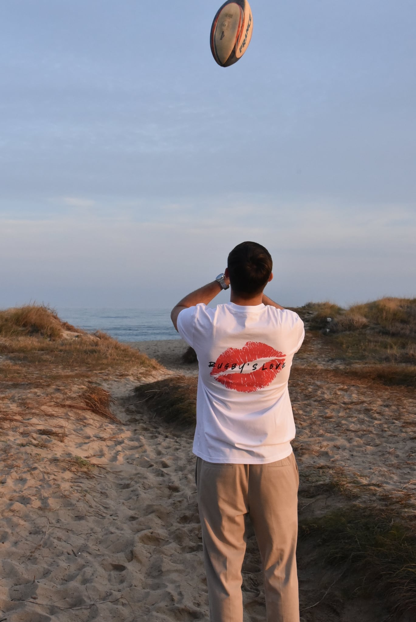 T-shirt bisous rugby's love