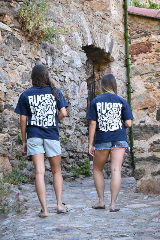 T-shirt Rugby vague