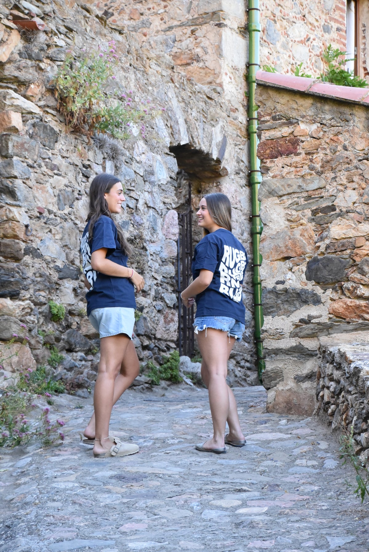 T-shirt Rugby vague