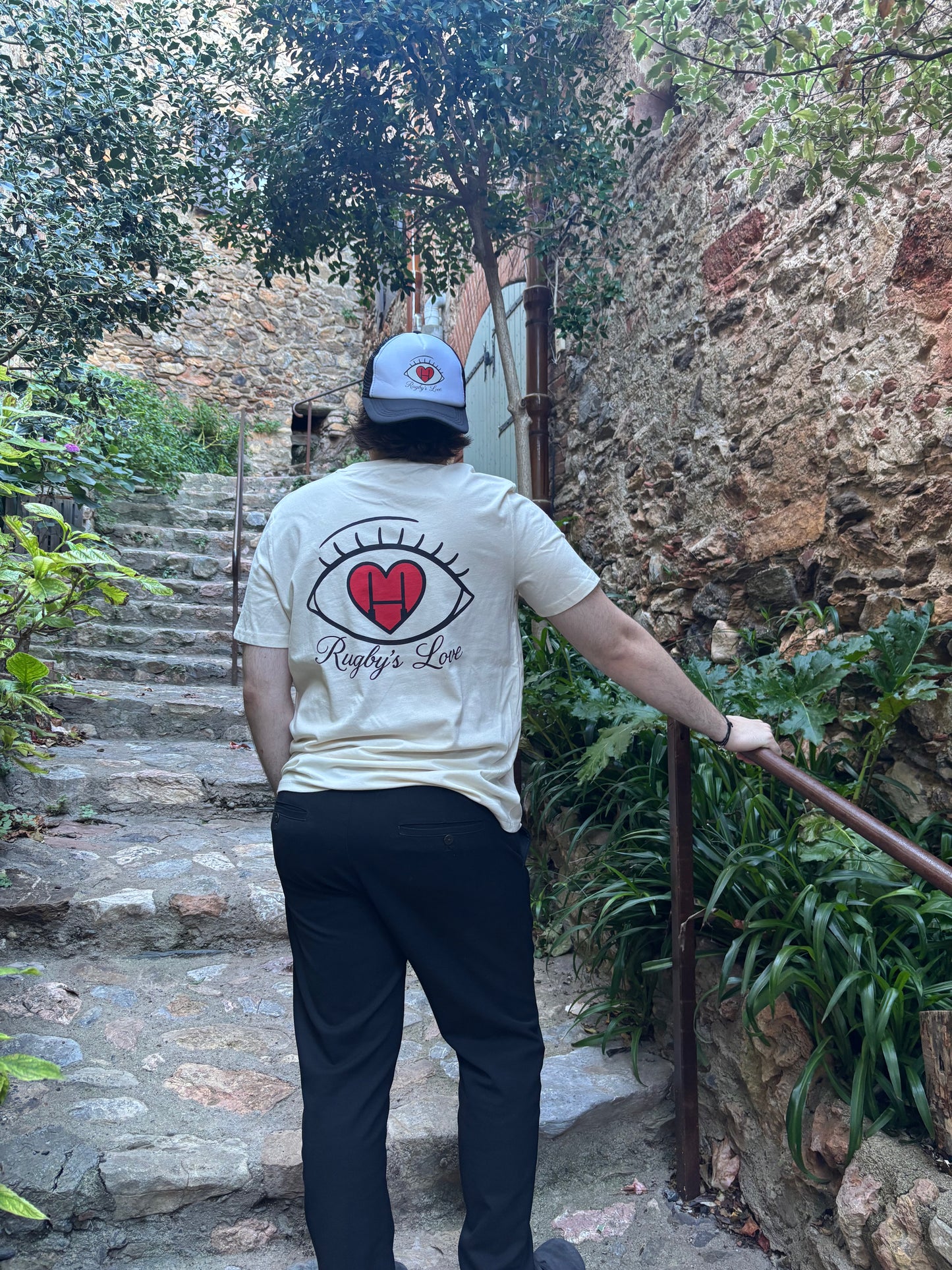 t shirt oeil rugby's love